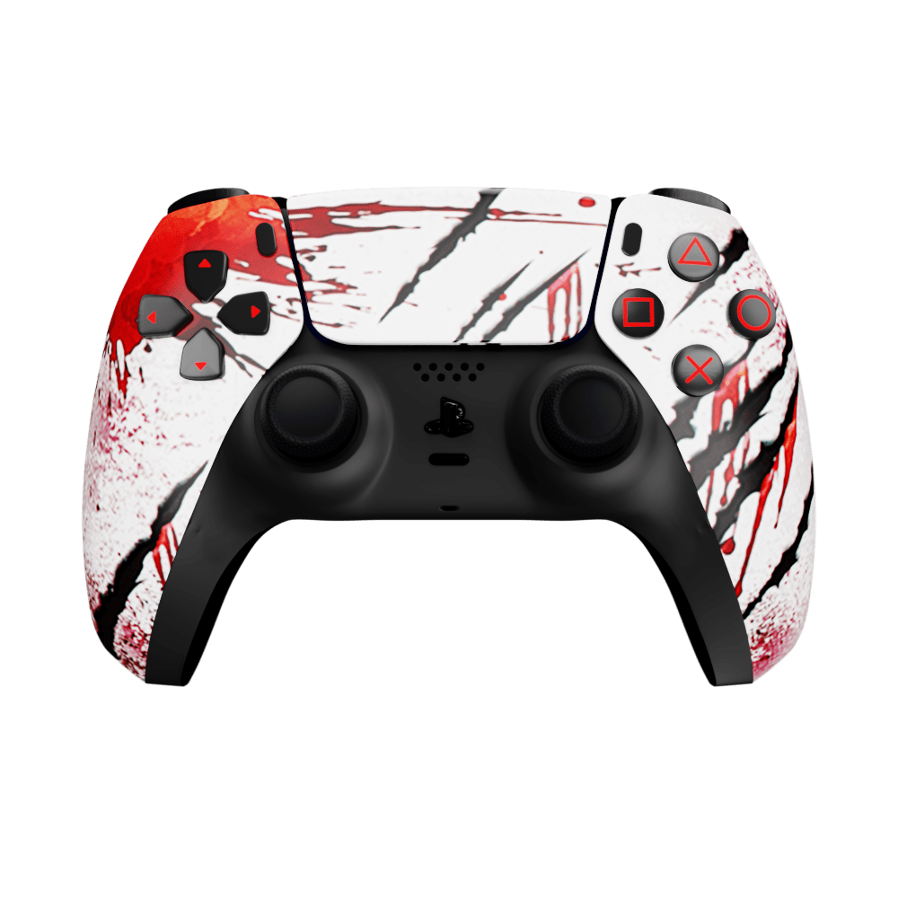 Custom Wireless Controller Compatible with PS5 - Multiple Designs Available (ps5 Slasher)
