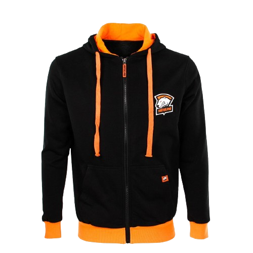 Virtus Pro Player Zipped Hoodie - Black/Orange