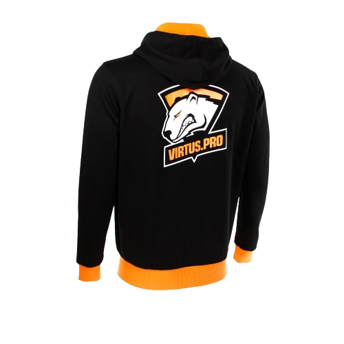 Virtus Pro Player Zipped Hoodie - Black/Orange