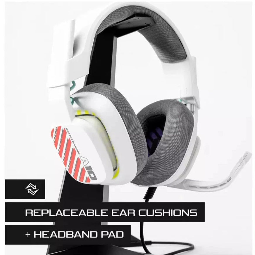 Logitech Astro A10 Gaming Headset - White