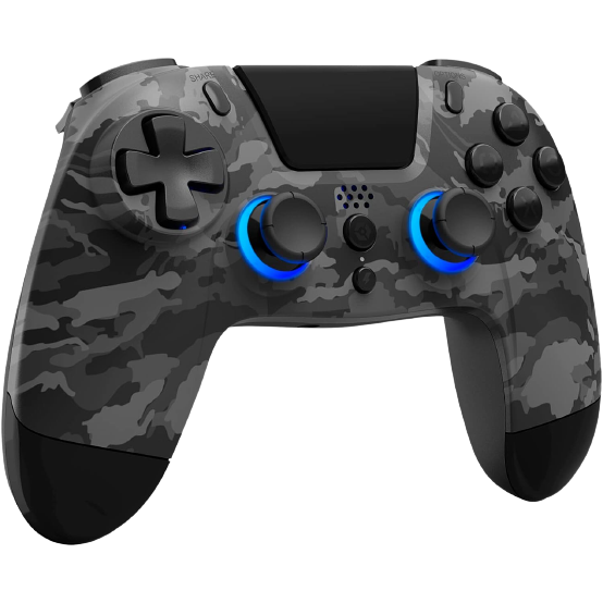 Gioteck VX4+ Wireless RGB Controller for PS4 & PC - Dark Grey Camo