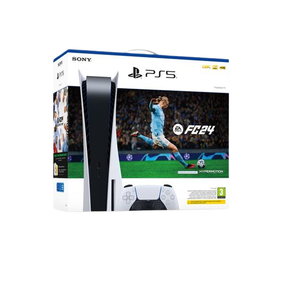 Sony PlayStation 5 Disc Console – EA Sports FC 24 Bundle