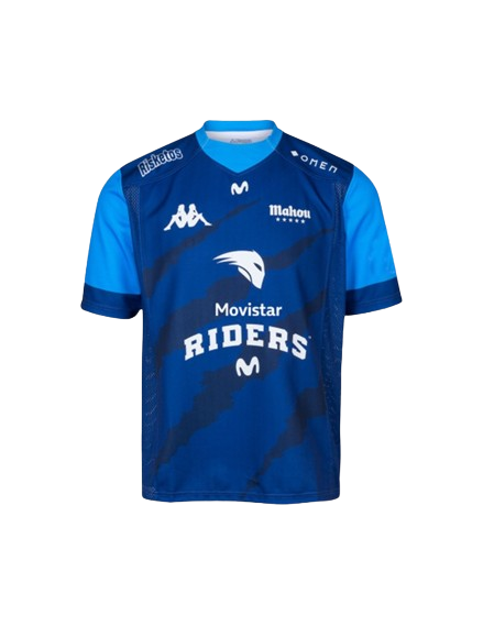 Kappa Movistar Riders Pro Jersey - Blue - Medium