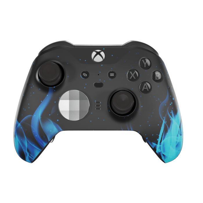 Xbox Elite Blue Flame Controller | Custom Controllers