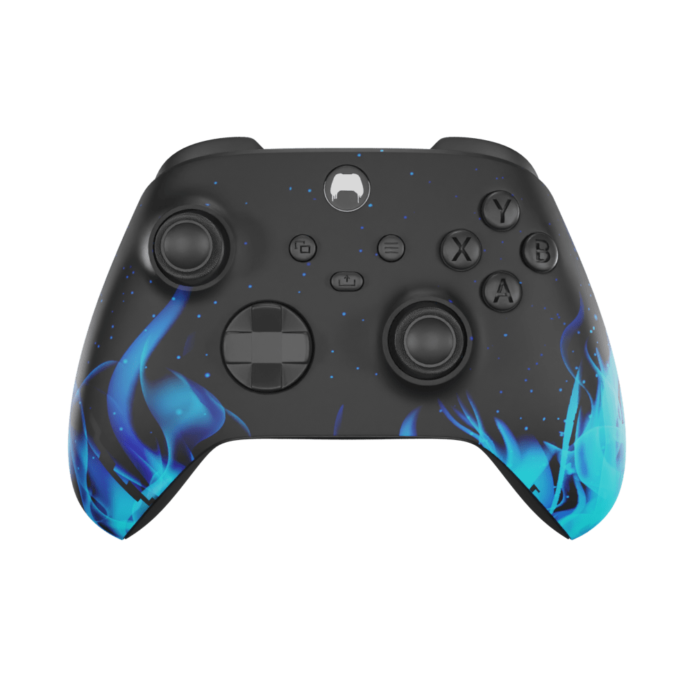 Custom Blue Flame Edition Xbox Custom Controllers