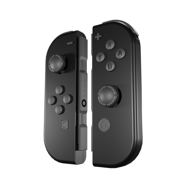 Black and store white joycon