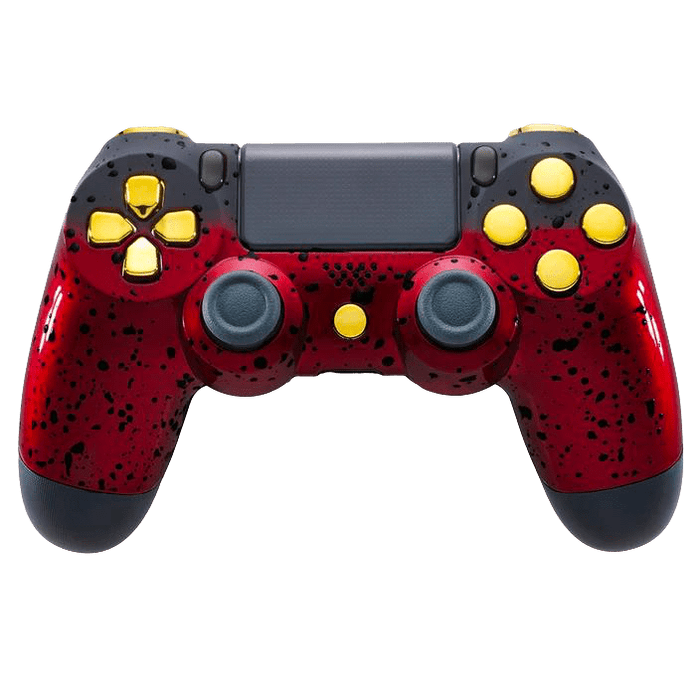 PS4 Custom Controller 3D Red Shadow Custom Controllers