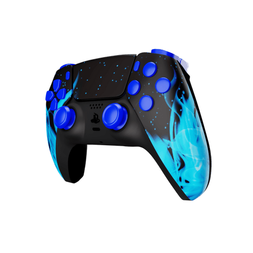 Best PS5 Controller Blue Flame - Cheap Modded DualSense Edition Custom ...