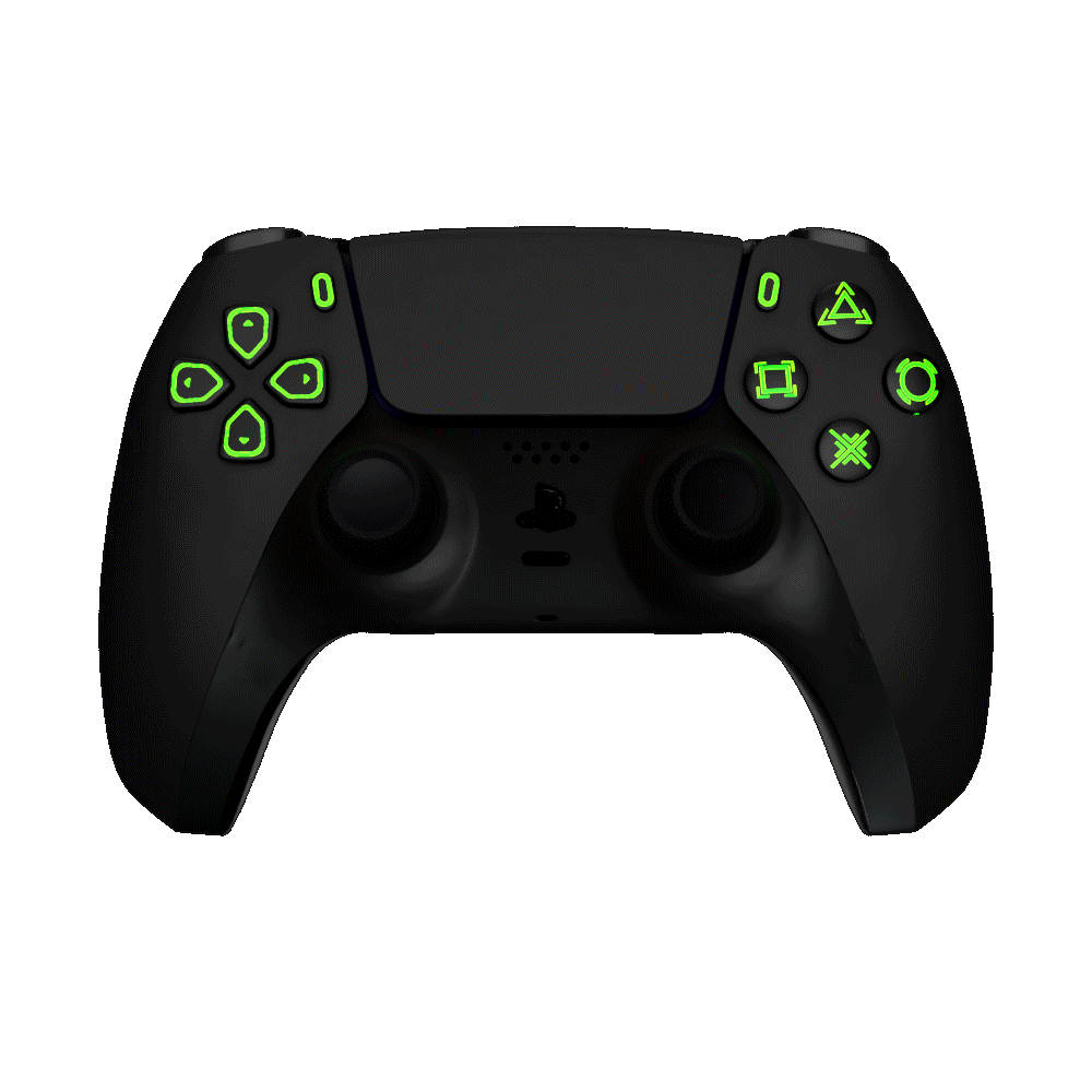 Playstation 5 Digital Lime Gold - X Controllers - Mandos Personalizados