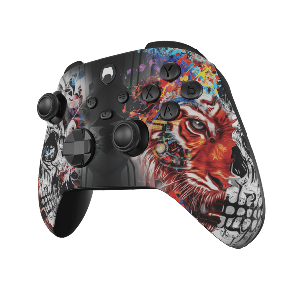 Custom Xbox Controller Tiger Skull Edition Custom Controllers