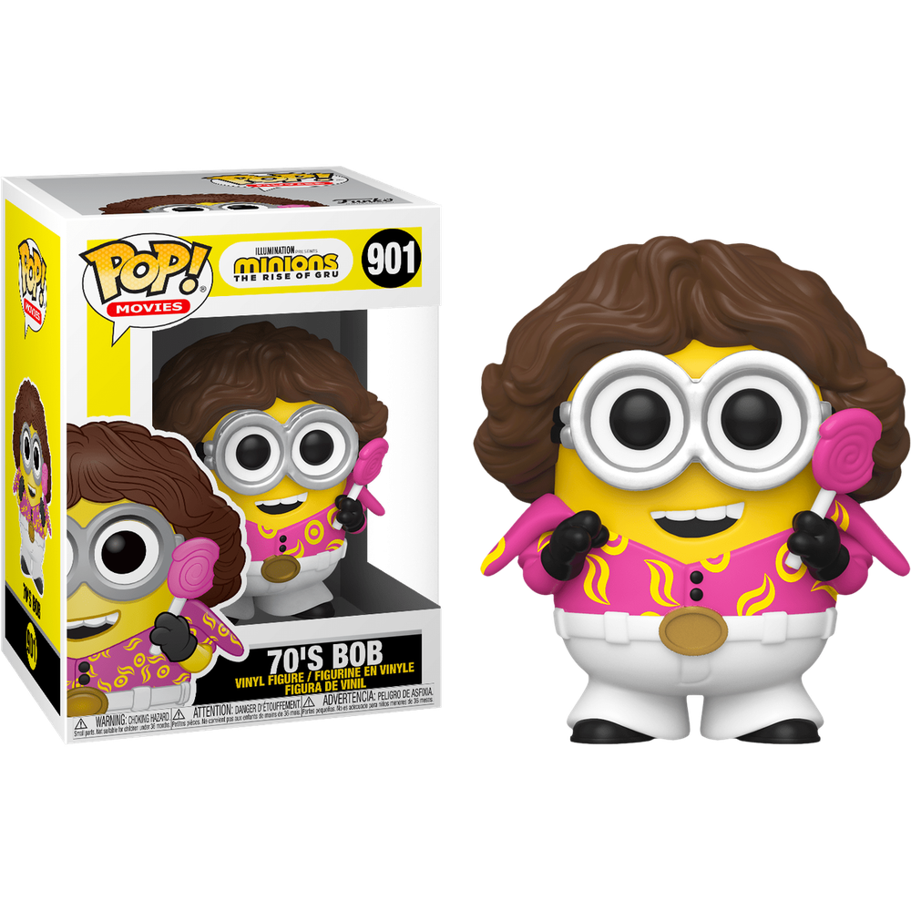 Funko Pop 901 - Minions The Rise of Gru - 70's Bob